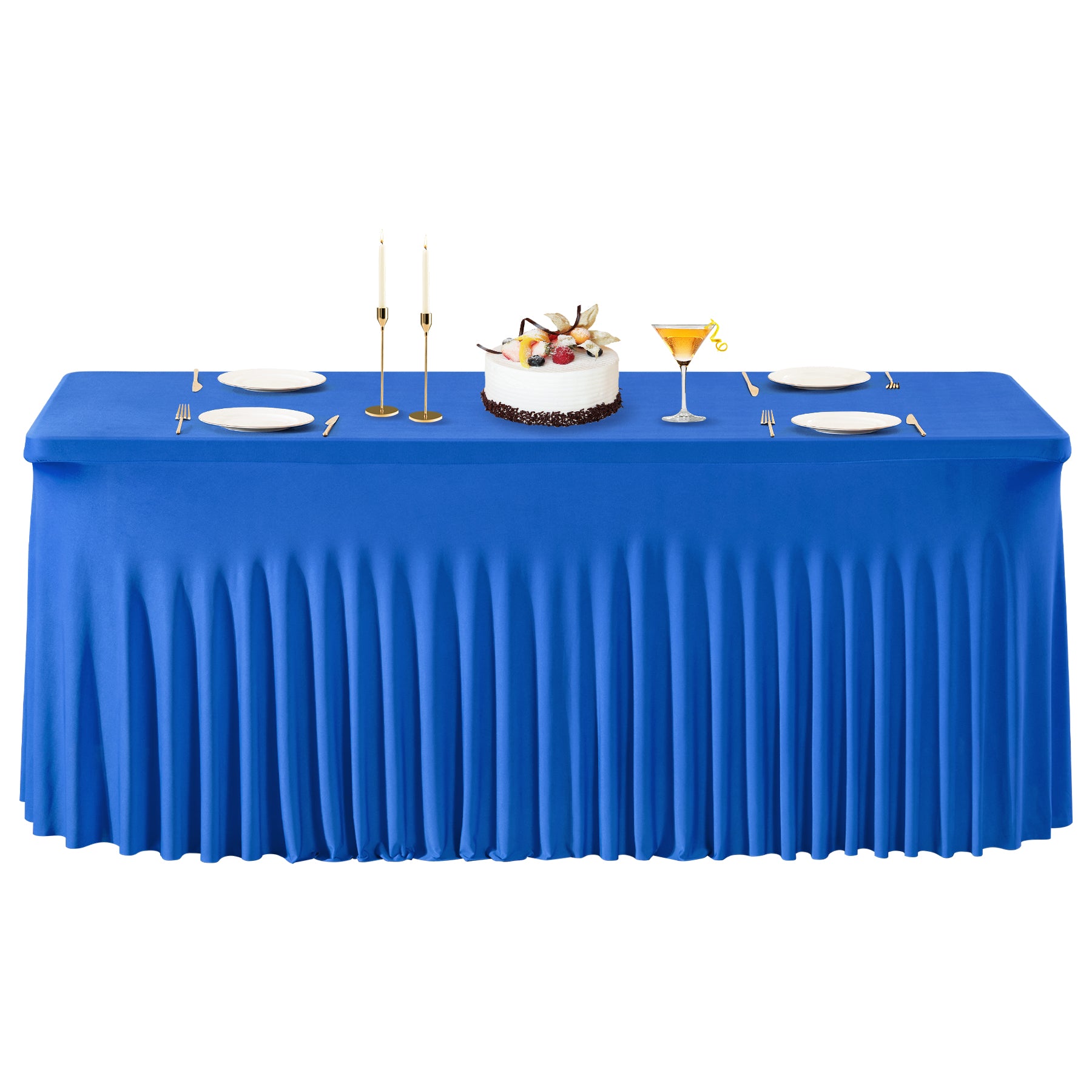 CALLPARTY   Luxury Table Skirt, New Table Cloth for Dessert Table, Dining Room, Conference, Birthday Party Decorations