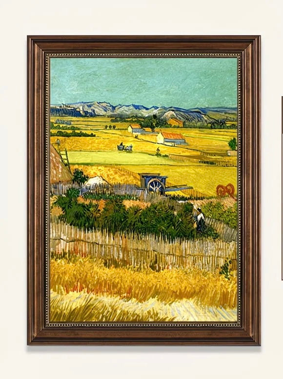 STEPDIY  Vintage Ancient Building Oil Paintings, Framed art pictures, European American Wall Murals for Living Room, Entryway, Corridor, Restaurant