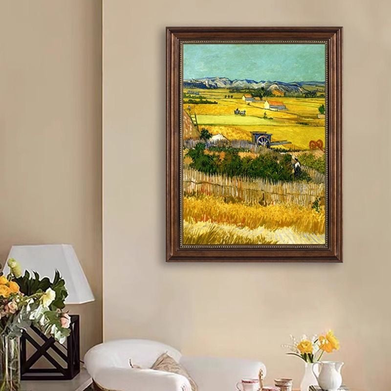 STEPDIY  Vintage Ancient Building Oil Paintings, Framed art pictures, European American Wall Murals for Living Room, Entryway, Corridor, Restaurant
