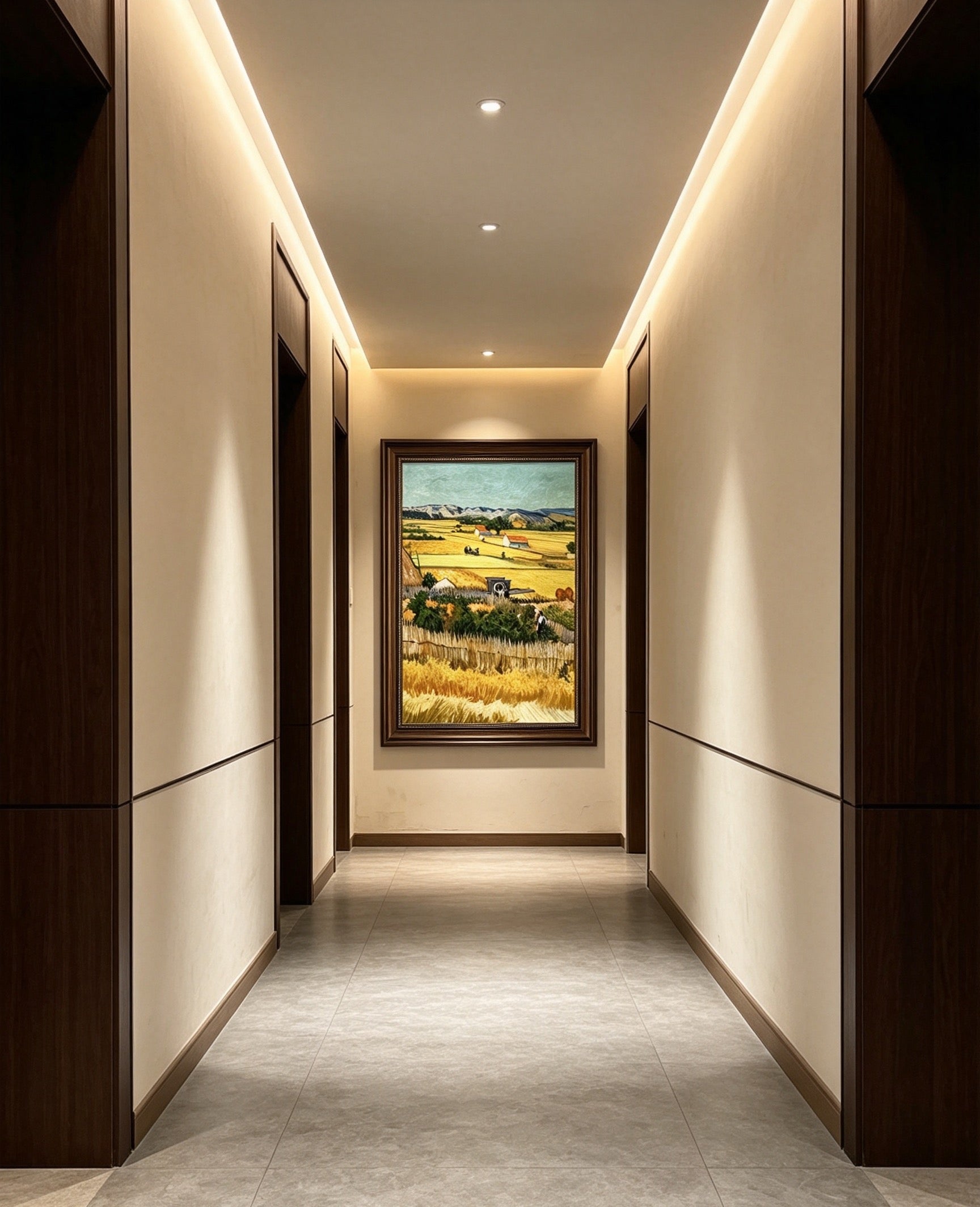 STEPDIY  Vintage Ancient Building Oil Paintings, Framed art pictures, European American Wall Murals for Living Room, Entryway, Corridor, Restaurant