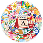 STEPDIY Cute Cartoon Game Merchandise Waterproof Self-Adhesive Stickers
