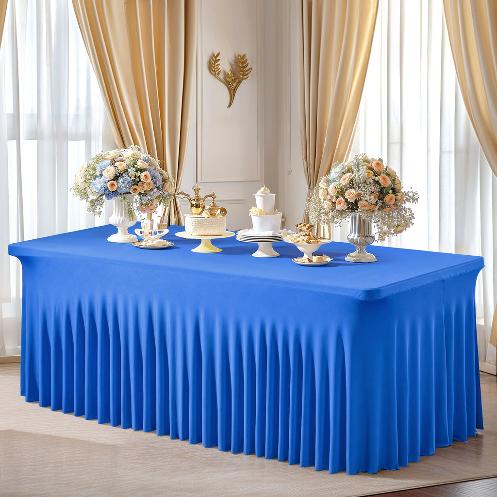 CALLPARTY   Luxury Table Skirt, New Table Cloth for Dessert Table, Dining Room, Conference, Birthday Party Decorations
