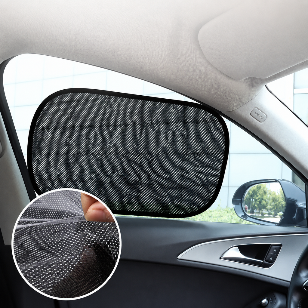 NETBROS  Car window shades, Static Adsorption Car Side Window Sun Shade, Summer Special Sun Protection Heat Insulation Light Blocking Car Window Visor
