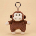 HOHO MONKEY Cute & Healing Monkey Plush Key Rings, Adorable Doll Pendant, Perfect Birthday Gift for Girlfriend